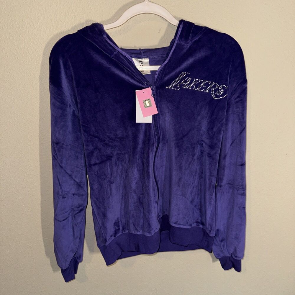 NBA Women’s Full Zip Hoodie Purple